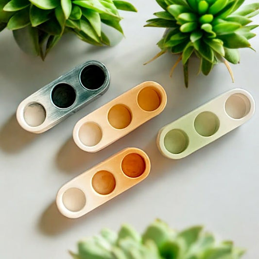 Ovel shape candle holder