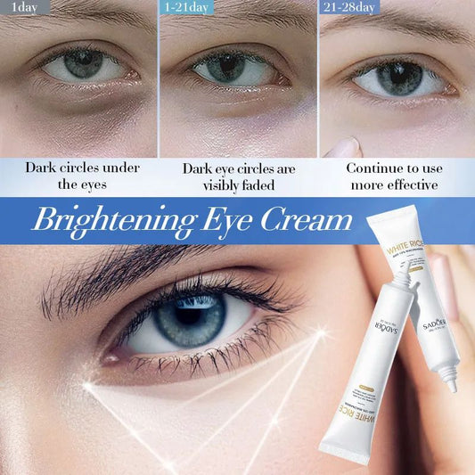 White rice eye cream