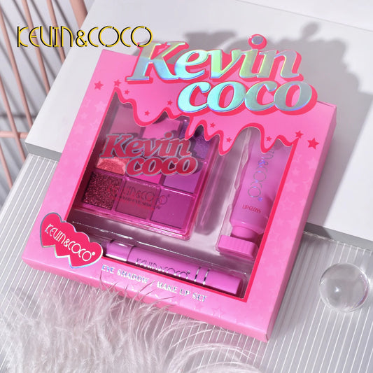 9-COLOR PINK MAKEUP KIT