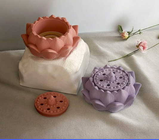 lotus flower incense burner