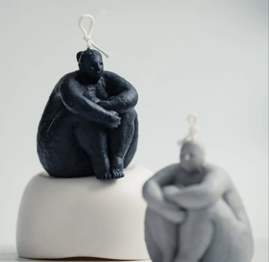 Fat lady candle.
