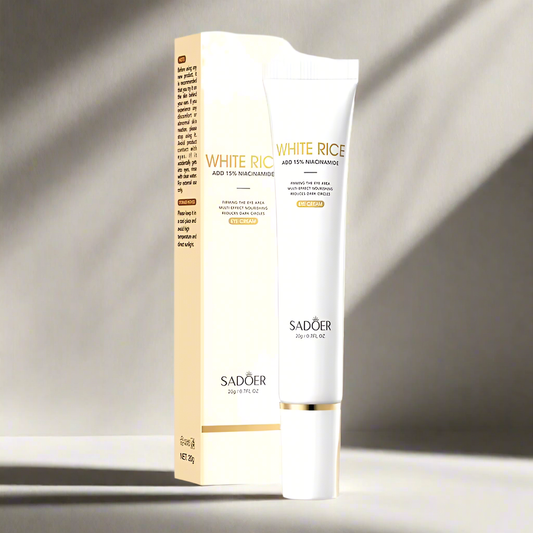 White rice  eye cream