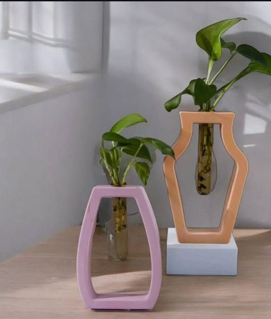 Test tube vase.