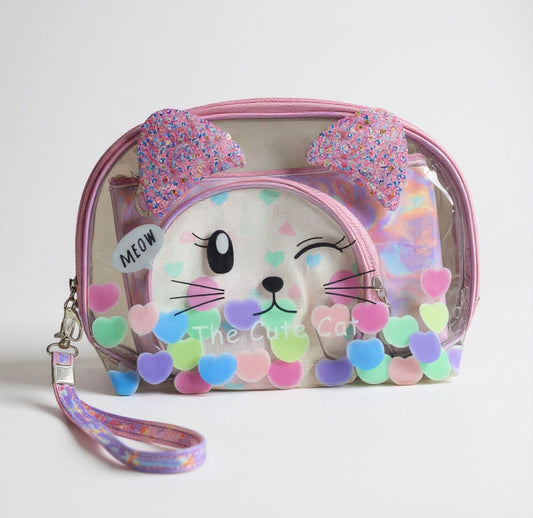 Meow 3d ears 3in 1 pouch