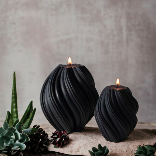 Swirl candle