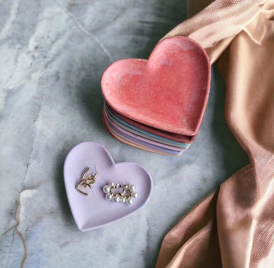 Heart trinket dish.