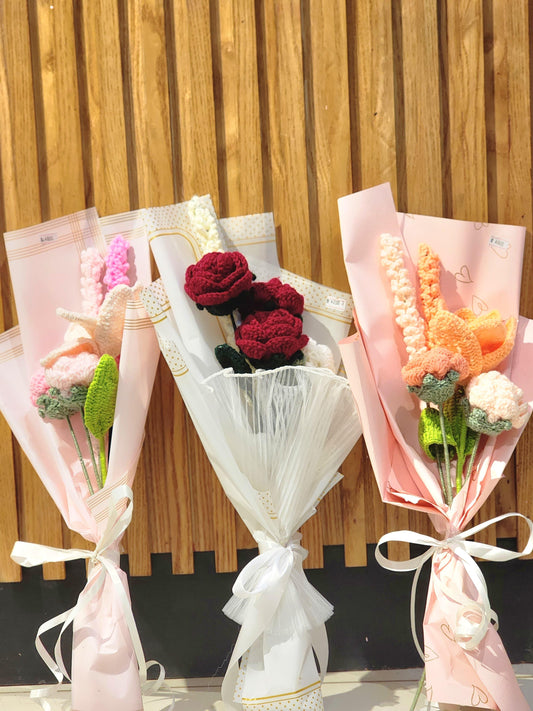 Crochet bouquet
