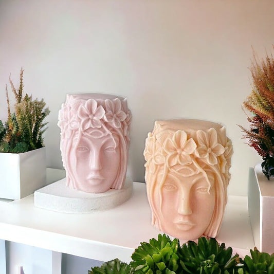Garland girl candle