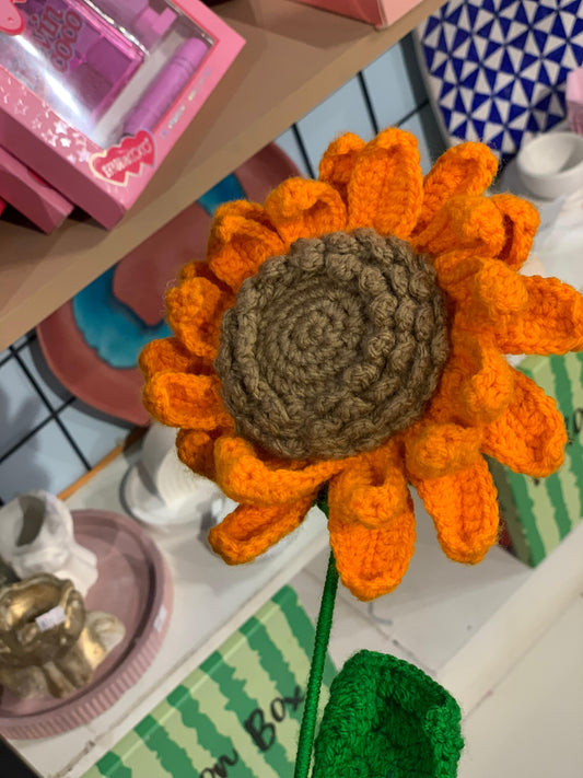 Crochet Sun flower.
